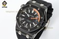 Royal Oak Diver 15707 42mm APSF Black/Stick on CE/RU Strap SA3120 Super Clone Royal Oak Diver 15707 42mm APSF Black/Stick on CE/RU Strap SA3120 Super Clone