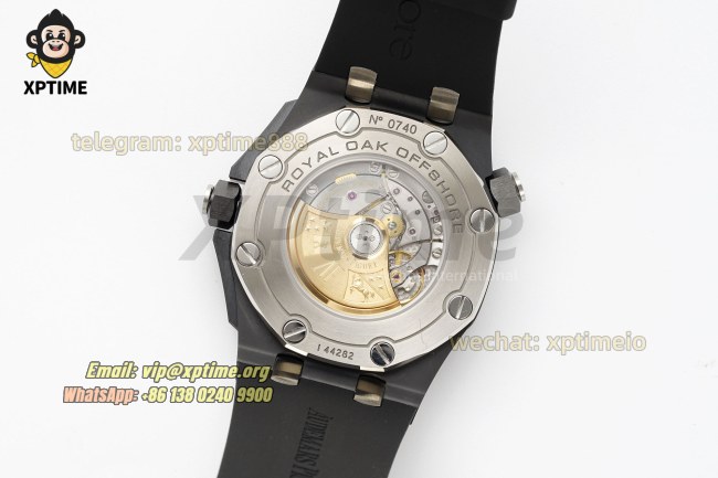 Royal Oak Diver 15707 42mm APSF Black/Stick on CE/RU Strap SA3120 Super Clone Royal Oak Diver 15707 42mm APSF Black/Stick on CE/RU Strap SA3120 Super Clone