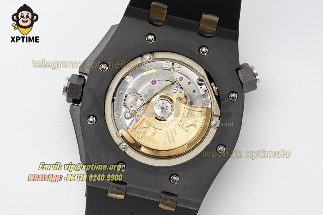 Royal Oak Diver 15707 42mm APSF Black/Stick on CE/RU Strap SA3120 Super Clone Royal Oak Diver 15707 42mm APSF Black/Stick on CE/RU Strap SA3120 Super Clone
