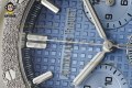Royal Oak Chrono 26240 Frosted 41mm APSF Blue/Stick on SS/SS Bracelet SH4401 Super Clone Royal Oak Chrono 26240 Frosted 41mm APSF Blue/Stick on SS/SS Bracelet SH4401 Super Clone