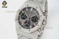 Royal Oak Chrono 26240 Frosted 41mm APSF Gray & Black/Stick on SS/SS Bracelet SH4401 Super Clone Royal Oak Chrono 26240 Frosted 41mm APSF Gray & Black/Stick on SS/SS Bracelet SH4401 Super Clone