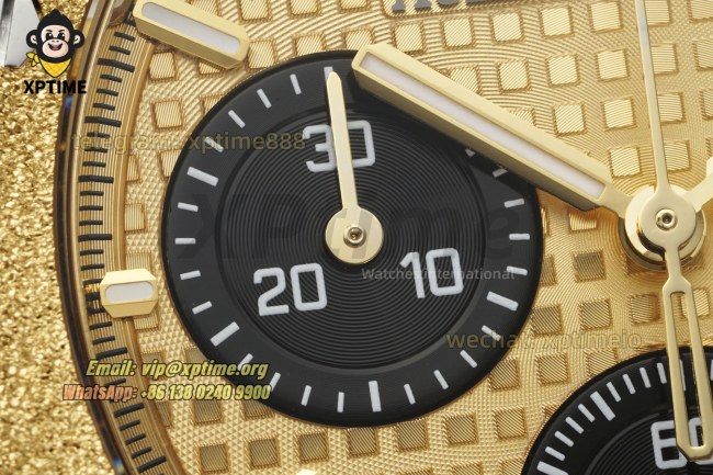 Royal Oak Chrono 26240BA Frosted 41mm APSF YG & Black/Stick on YG/YG Bracelet SH4401 Super Clone Royal Oak Chrono 26240BA Frosted 41mm APSF YG & Black/Stick on YG/YG Bracelet SH4401 Super Clone