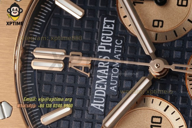 Royal Oak Chrono 26239OR 41mm APSF Black & RG/Stick on RG/RG Bracelet SH4401 Super Clone Royal Oak Chrono 26239OR 41mm APSF Black & RG/Stick on RG/RG Bracelet SH4401 Super Clone