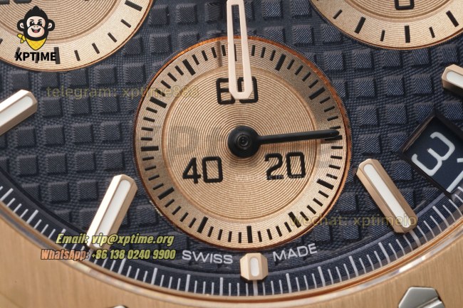 Royal Oak Chrono 26239OR 41mm APSF Black & RG/Stick on RG/RG Bracelet SH4401 Super Clone Royal Oak Chrono 26239OR 41mm APSF Black & RG/Stick on RG/RG Bracelet SH4401 Super Clone