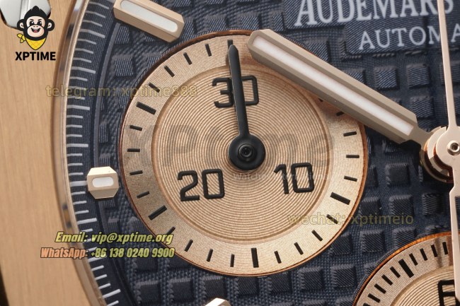 Royal Oak Chrono 26239OR 41mm APSF Black & RG/Stick on RG/RG Bracelet SH4401 Super Clone Royal Oak Chrono 26239OR 41mm APSF Black & RG/Stick on RG/RG Bracelet SH4401 Super Clone