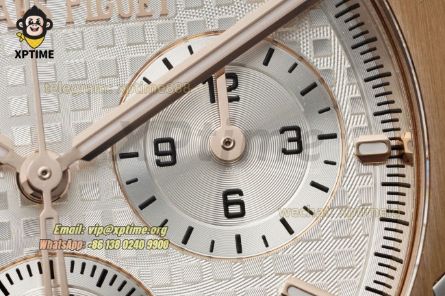 Royal Oak Chrono 26239OR 41mm APSF White/Stick on RG/RG Bracelet SH4401 Super Clone Royal Oak Chrono 26239OR 41mm APSF White/Stick on RG/RG Bracelet SH4401 Super Clone