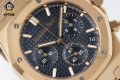Royal Oak Chrono 26239OR 41mm APSF Blue/Stick on RG/RG Bracelet SH4401 Super Clone Royal Oak Chrono 26239OR 41mm APSF Blue/Stick on RG/RG Bracelet SH4401 Super Clone