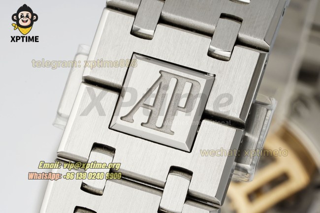 Royal Oak Chrono 26240ST 41mm APSF Black/Stick on SS/SS Bracelet SH4401 Super Clone Royal Oak Chrono 26240ST 41mm APSF Black/Stick on SS/SS Bracelet SH4401 Super Clone