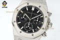 Royal Oak Chrono 26240ST 41mm APSF Black/Stick on SS/SS Bracelet SH4401 Super Clone Royal Oak Chrono 26240ST 41mm APSF Black/Stick on SS/SS Bracelet SH4401 Super Clone