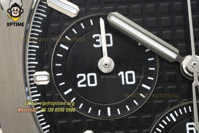 Royal Oak Chrono 26240ST 41mm APSF Black/Stick on SS/SS Bracelet SH4401 Super Clone Royal Oak Chrono 26240ST 41mm APSF Black/Stick on SS/SS Bracelet SH4401 Super Clone