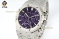 Royal Oak Chrono 26240ST 41mm APSF Purple/Stick on SS/SS Bracelet SH4401 Super Clone Royal Oak Chrono 26240ST 41mm APSF Purple/Stick on SS/SS Bracelet SH4401 Super Clone