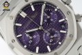 Royal Oak Chrono 26240ST 41mm APSF Purple/Stick on SS/SS Bracelet SH4401 Super Clone Royal Oak Chrono 26240ST 41mm APSF Purple/Stick on SS/SS Bracelet SH4401 Super Clone