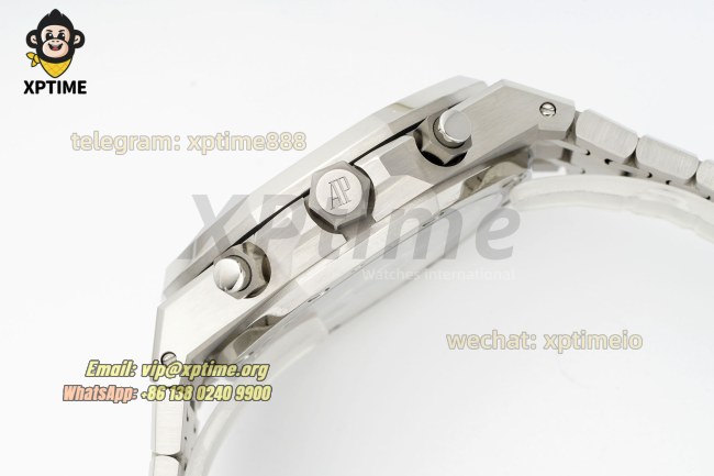 Royal Oak Chrono 26240ST 41mm APSF Purple/Stick on SS/SS Bracelet SH4401 Super Clone Royal Oak Chrono 26240ST 41mm APSF Purple/Stick on SS/SS Bracelet SH4401 Super Clone