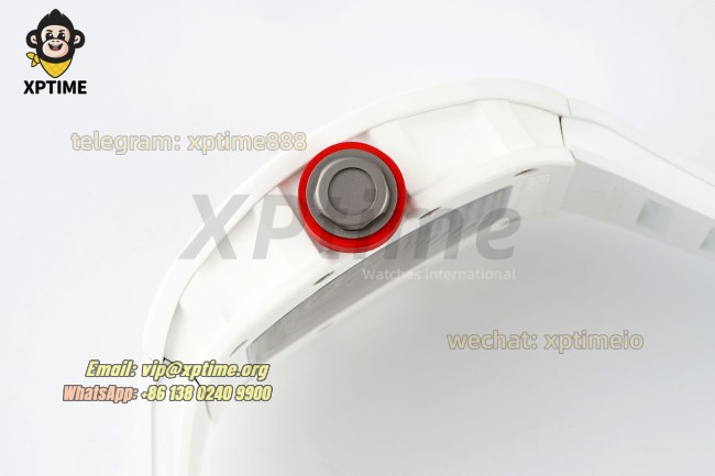 RM055 43mm APSF Sketelon Red/White on NTPT/RU Strap RMUL2 RM055 43mm APSF Sketelon Red/White on NTPT/RU Strap RMUL2