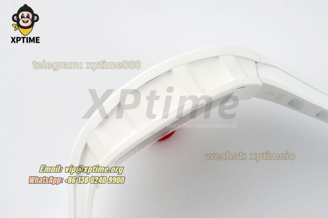 RM055 43mm APSF Sketelon Red/White on NTPT/RU Strap RMUL2 RM055 43mm APSF Sketelon Red/White on NTPT/RU Strap RMUL2