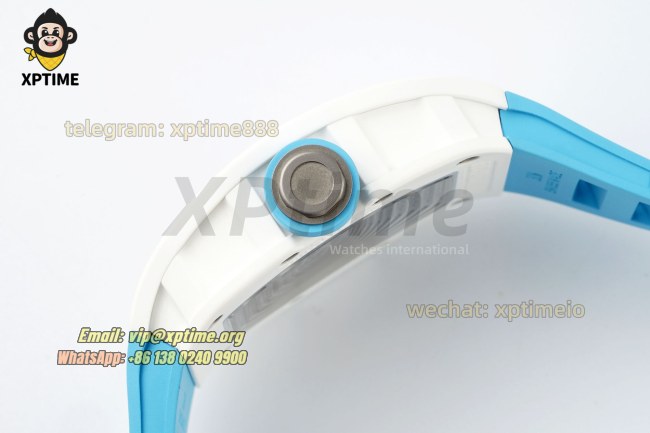 RM055 43mm APSF Sketelon Blue/White on NTPT/RU Strap RMUL2 RM055 43mm APSF Sketelon Blue/White on NTPT/RU Strap RMUL2