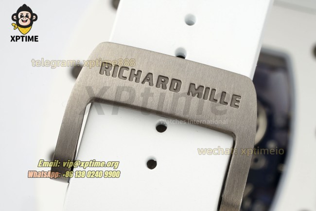 RM055 43mm APSF Sketelon Red/White on NTPT/RU Strap RMUL2 RM055 43mm APSF Sketelon Red/White on NTPT/RU Strap RMUL2