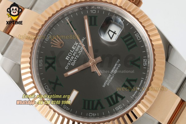 Datejust 126331 41mm ARF Gray/Roman on Oys YG/SS Bracelet SH3235 Super Clone (weighted) Datejust 126331 41mm ARF Gray/Roman on Oys YG/SS Bracelet SH3235 Super Clone (weighted)