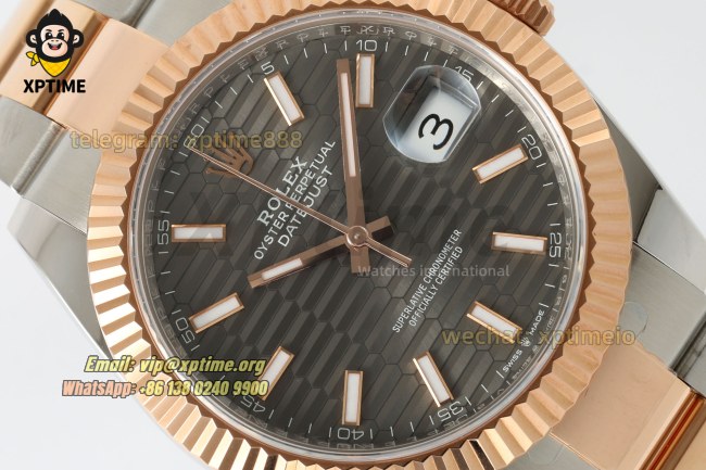 Datejust 126331 41mm ARF Gray Textured/Stick on Oys YG/SS Bracelet SH3235 Super Clone (weighted) Datejust 126331 41mm ARF Gray Textured/Stick on Oys YG/SS Bracelet SH3235 Super Clone (weighted)