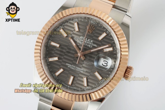 Datejust 126331 41mm ARF Gray Textured/Stick on Oys YG/SS Bracelet SH3235 Super Clone (weighted) Datejust 126331 41mm ARF Gray Textured/Stick on Oys YG/SS Bracelet SH3235 Super Clone (weighted)