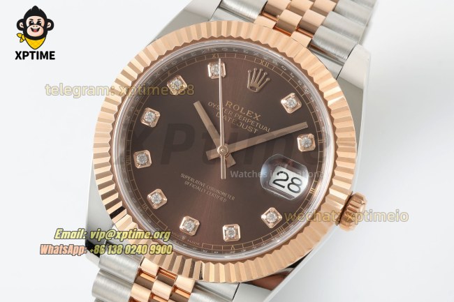 Datejust 126331 41mm ARF Brown/Diamond on Jub YG/SS Bracelet SH3235 Super Clone (weighted) Datejust 126331 41mm ARF Brown/Diamond on Jub YG/SS Bracelet SH3235 Super Clone (weighted)