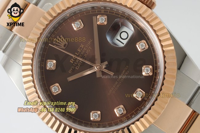 Datejust 126331 41mm ARF Brown/Diamond on Oys YG/SS Bracelet SH3235 Super Clone (weighted) Datejust 126331 41mm ARF Brown/Diamond on Oys YG/SS Bracelet SH3235 Super Clone (weighted)