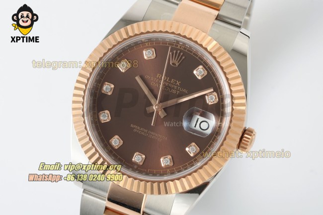 Datejust 126331 41mm ARF Brown/Diamond on Oys YG/SS Bracelet SH3235 Super Clone (weighted) Datejust 126331 41mm ARF Brown/Diamond on Oys YG/SS Bracelet SH3235 Super Clone (weighted)