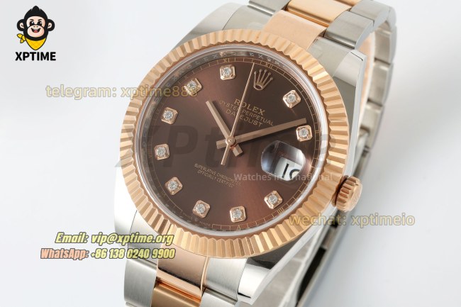 Datejust 126331 41mm ARF Brown/Diamond on Oys YG/SS Bracelet SH3235 Super Clone (weighted) Datejust 126331 41mm ARF Brown/Diamond on Oys YG/SS Bracelet SH3235 Super Clone (weighted)
