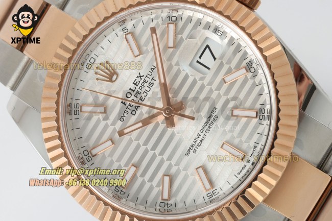 Datejust 126331 41mm ARF Silver Textured/Stick on Oys YG/SS Bracelet SH3235 Super Clone (weighted) Datejust 126331 41mm ARF Silver Textured/Stick on Oys YG/SS Bracelet SH3235 Super Clone (weighted)