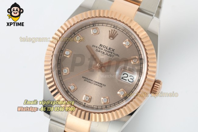Datejust 126331 41mm ARF Rose Gold/Diamond on Oys YG/SS Bracelet SH3235 Super Clone (weighted) Datejust 126331 41mm ARF Rose Gold/Diamond on Oys YG/SS Bracelet SH3235 Super Clone (weighted)