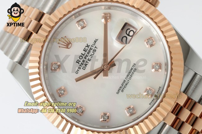 Datejust 126331 41mm ARF Mop/Diamond on Jub YG/SS Bracelet SH3235 Super Clone (weighted) Datejust 126331 41mm ARF Mop/Diamond on Jub YG/SS Bracelet SH3235 Super Clone (weighted)