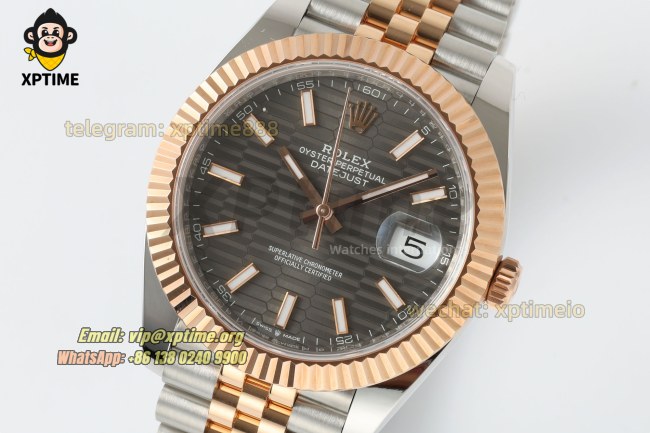 Datejust 126331 41mm ARF Gray Textured/Stick on Jub YG/SS Bracelet SH3235 Super Clone (weighted) Datejust 126331 41mm ARF Gray Textured/Stick on Jub YG/SS Bracelet SH3235 Super Clone (weighted)