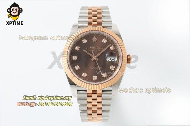 Datejust 126331 41mm ARF Brown/Diamond on Jub YG/SS Bracelet SH3235 Super Clone (weighted) Datejust 126331 41mm ARF Brown/Diamond on Jub YG/SS Bracelet SH3235 Super Clone (weighted)