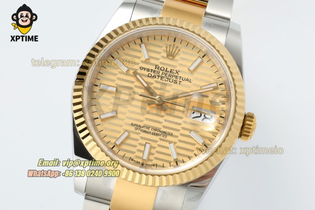 Datejust 126233 36mm ARF YG Textured/Stick on Oys YG/SS Bracelet SH3235 Super Clone Datejust 126233 36mm ARF YG Textured/Stick on Oys YG/SS Bracelet SH3235 Super Clone