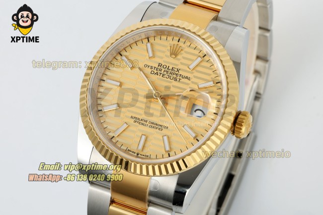 Datejust 126233 36mm ARF YG Textured/Stick on Oys YG/SS Bracelet SH3235 Super Clone Datejust 126233 36mm ARF YG Textured/Stick on Oys YG/SS Bracelet SH3235 Super Clone