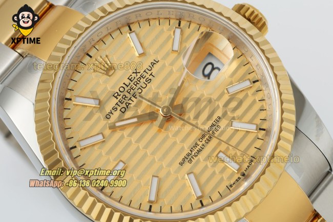 Datejust 126233 36mm ARF YG Textured/Stick on Oys YG/SS Bracelet SH3235 Super Clone Datejust 126233 36mm ARF YG Textured/Stick on Oys YG/SS Bracelet SH3235 Super Clone