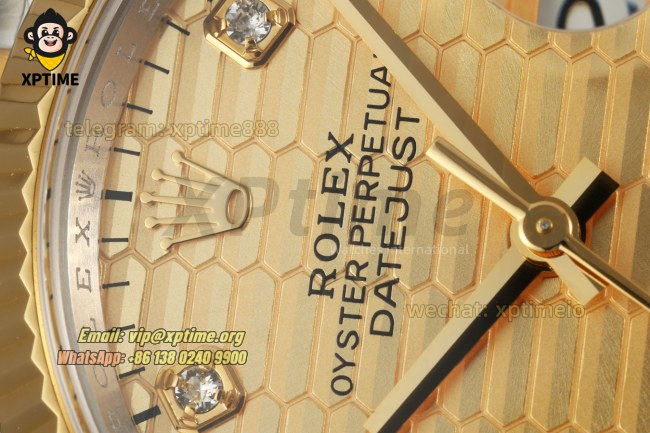 Datejust 126233 36mm ARF YG Textured/Diamond on Oys YG/SS Bracelet SH3235 Super Clone Datejust 126233 36mm ARF YG Textured/Diamond on Oys YG/SS Bracelet SH3235 Super Clone