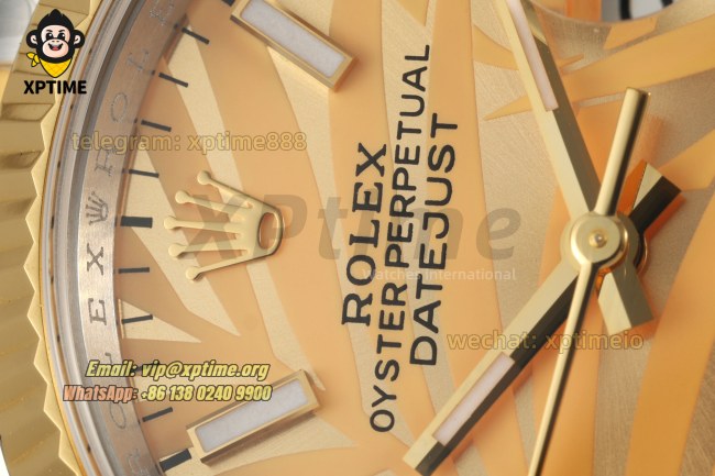 Datejust 126233 36mm ARF YG Palm Motif/Stick on Oys YG/SS Bracelet SH3235 Super Clone Datejust 126233 36mm ARF YG Palm Motif/Stick on Oys YG/SS Bracelet SH3235 Super Clone