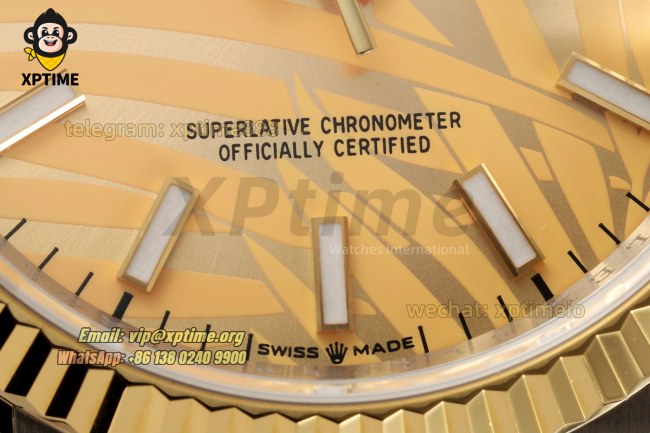 Datejust 126233 36mm ARF YG Palm Motif/Stick on Oys YG/SS Bracelet SH3235 Super Clone Datejust 126233 36mm ARF YG Palm Motif/Stick on Oys YG/SS Bracelet SH3235 Super Clone