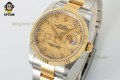 Datejust 126233 36mm ARF YG Palm Motif/Diamond on Oys YG/SS Bracelet SH3235 Super Clone Datejust 126233 36mm ARF YG Palm Motif/Diamond on Oys YG/SS Bracelet SH3235 Super Clone