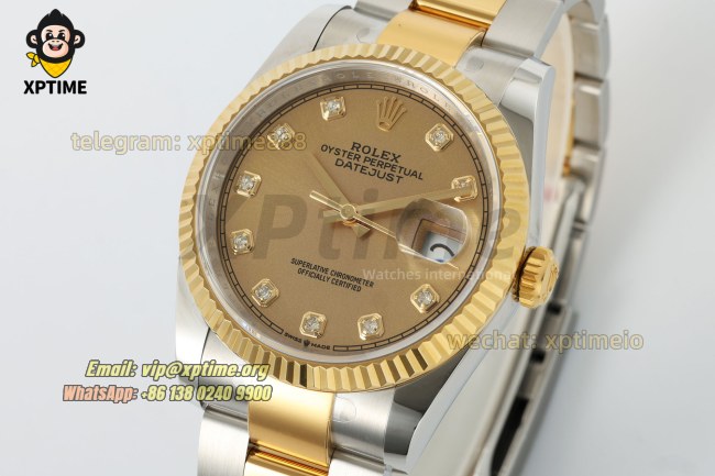 Datejust 126233 36mm ARF YG/Diamond on Oys YG/SS Bracelet SH3235 Super Clone Datejust 126233 36mm ARF YG/Diamond on Oys YG/SS Bracelet SH3235 Super Clone