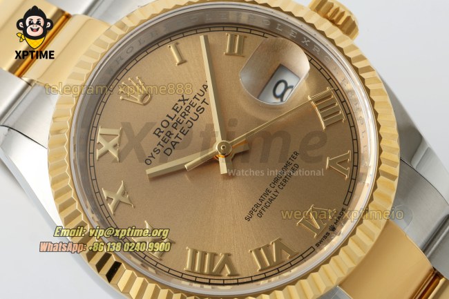 Datejust 126233 36mm ARF YG/Roman on Oys YG/SS Bracelet SH3235 Super Clone Datejust 126233 36mm ARF YG/Roman on Oys YG/SS Bracelet SH3235 Super Clone
