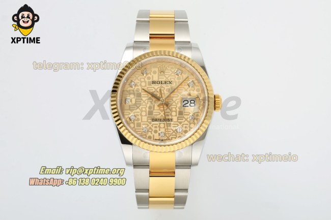 Datejust 126233 36mm ARF YG/Diamond on Oys YG/SS Bracelet SH3235 Super Clone Datejust 126233 36mm ARF YG/Diamond on Oys YG/SS Bracelet SH3235 Super Clone