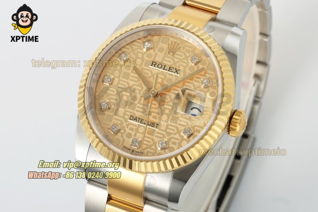 Datejust 126233 36mm ARF YG/Diamond on Oys YG/SS Bracelet SH3235 Super Clone Datejust 126233 36mm ARF YG/Diamond on Oys YG/SS Bracelet SH3235 Super Clone