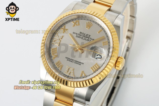 Datejust 126233 36mm ARF Silver/Roman on Oys YG/SS Bracelet SH3235 Super Clone Datejust 126233 36mm ARF Silver/Roman on Oys YG/SS Bracelet SH3235 Super Clone