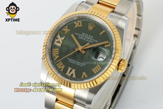 Datejust 126233 36mm ARF Green/Roman on Oys YG/SS Bracelet SH3235 Super Clone Datejust 126233 36mm ARF Green/Roman on Oys YG/SS Bracelet SH3235 Super Clone