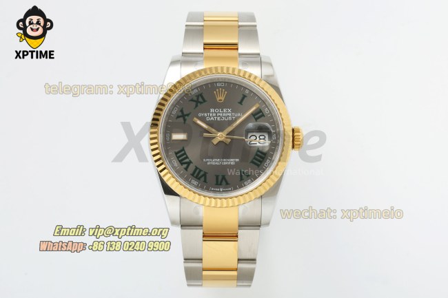 Datejust 126233 36mm ARF Green/Roman on Oys YG/SS Bracelet SH3235 Super Clone Datejust 126233 36mm ARF Green/Roman on Oys YG/SS Bracelet SH3235 Super Clone