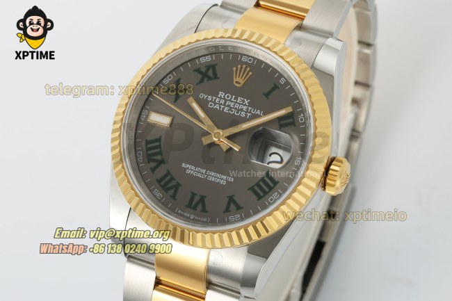 Datejust 126233 36mm ARF Green/Roman on Oys YG/SS Bracelet SH3235 Super Clone Datejust 126233 36mm ARF Green/Roman on Oys YG/SS Bracelet SH3235 Super Clone