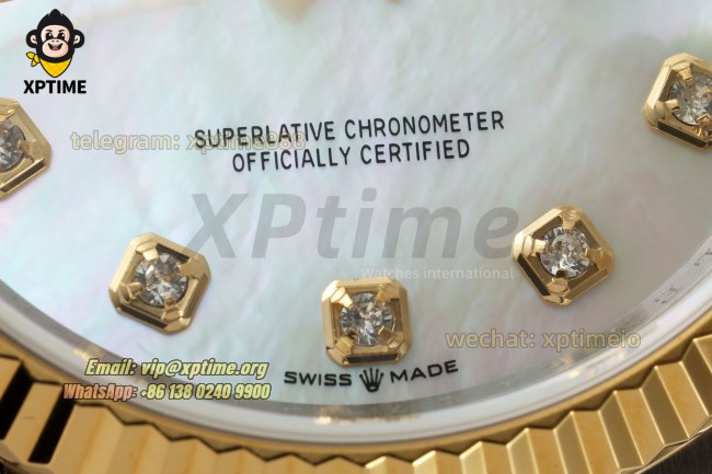 Datejust 126233 36mm ARF Mop/Diamond on Oys YG/SS Bracelet SH3235 Super Clone Datejust 126233 36mm ARF Mop/Diamond on Oys YG/SS Bracelet SH3235 Super Clone