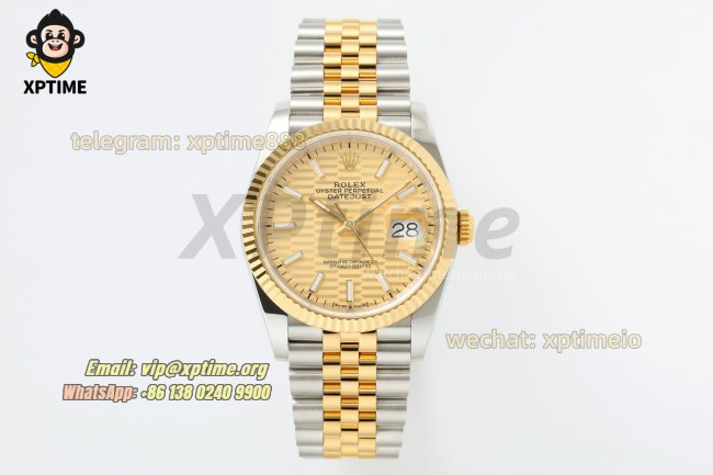 Datejust 126233 36mm ARF YG Textured/Stick on Jub YG/SS Bracelet SH3235 Super Clone Datejust 126233 36mm ARF YG Textured/Stick on Jub YG/SS Bracelet SH3235 Super Clone
